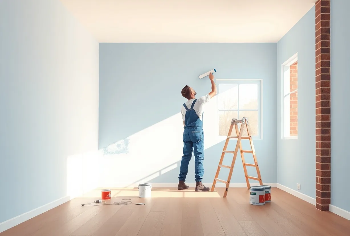 Peintre Lagny-sur-Marne 77400 en intervention sur un chantier